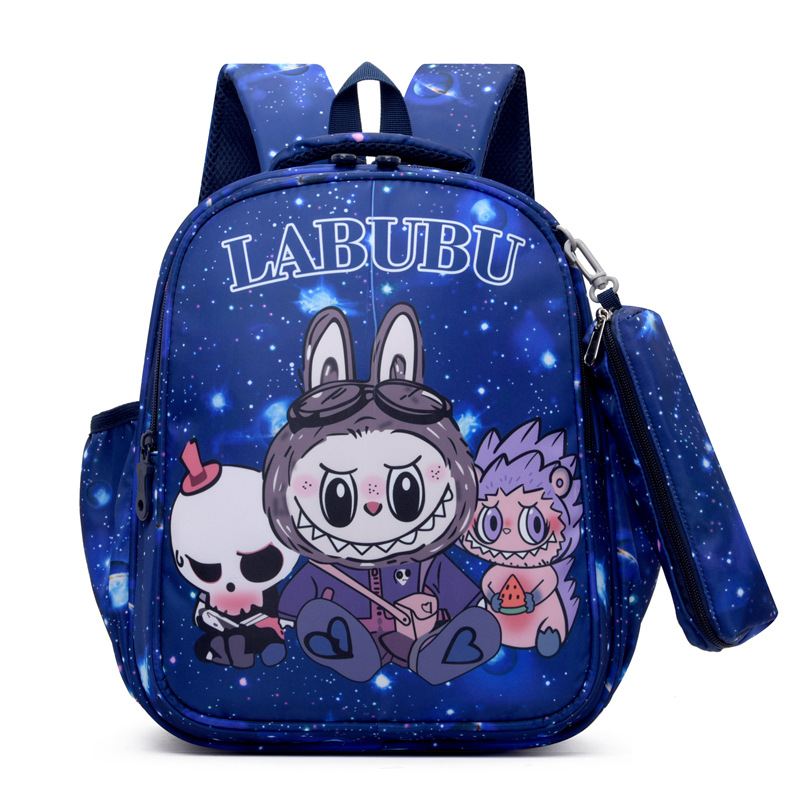 Picture of Cross-Border New Labu Student Schoolbag Cartoon Backpack K-Style Large Capacity Bubble Mart Kidsren's Backpack