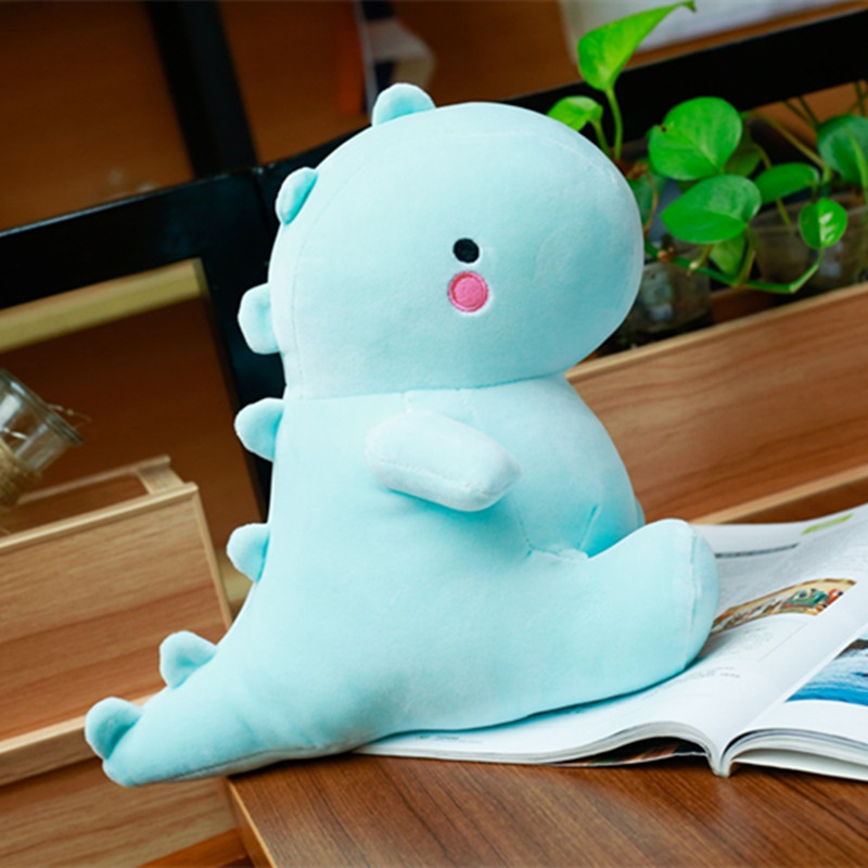 Picture of Cute Cute Down Cotton Doll Doll Blue Creative Soft Dinosaur Doll Sleeping Doll Pillow