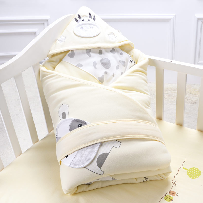 Picture of Factory direct supply of a generation of hair agent baby hugging quilt newborn bag autumn and winter cotton bolting blanket
