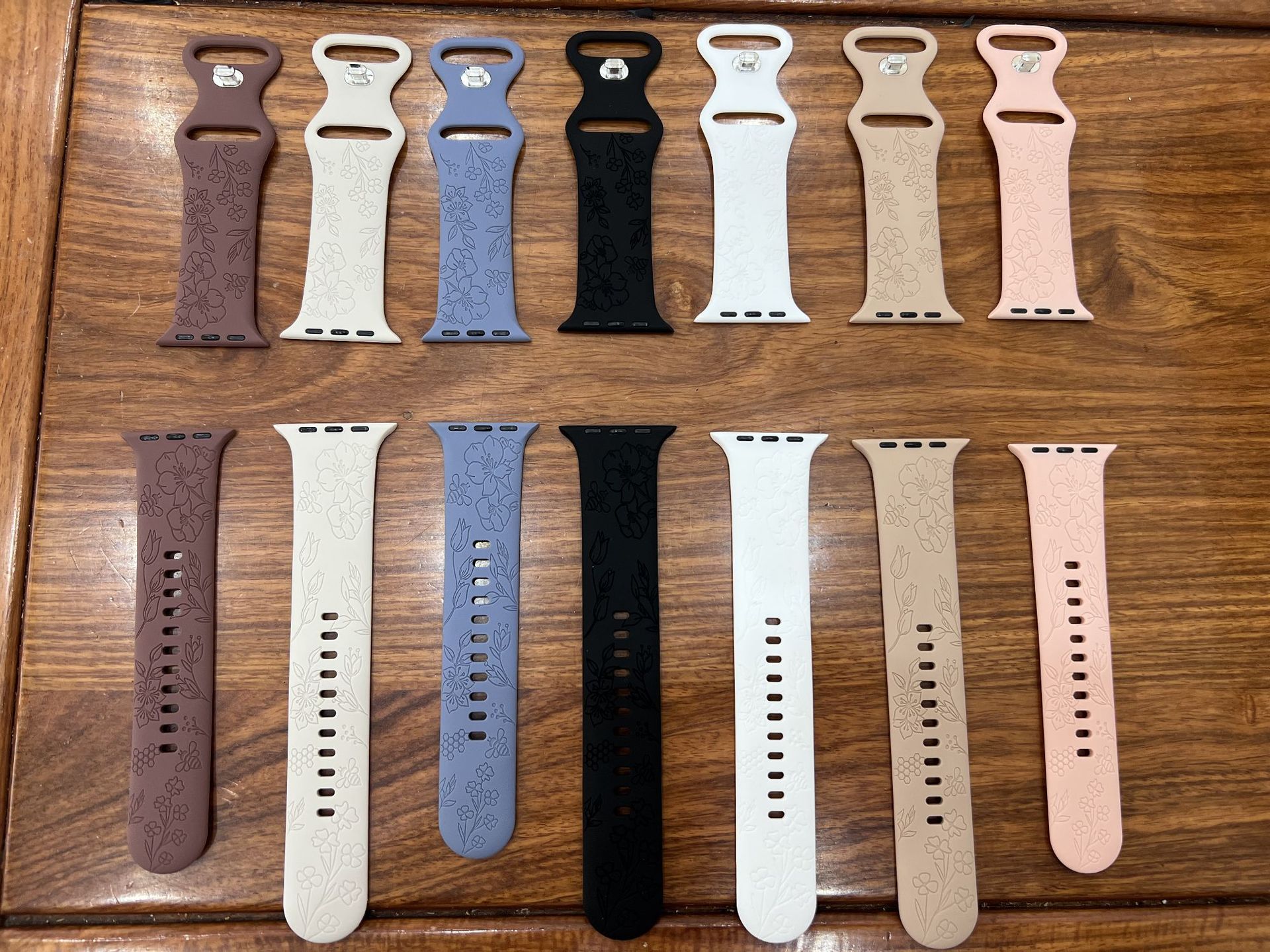 Picture of strap Watch 8 generation/Ultra/SE solid color silicone buckle iwatch strap