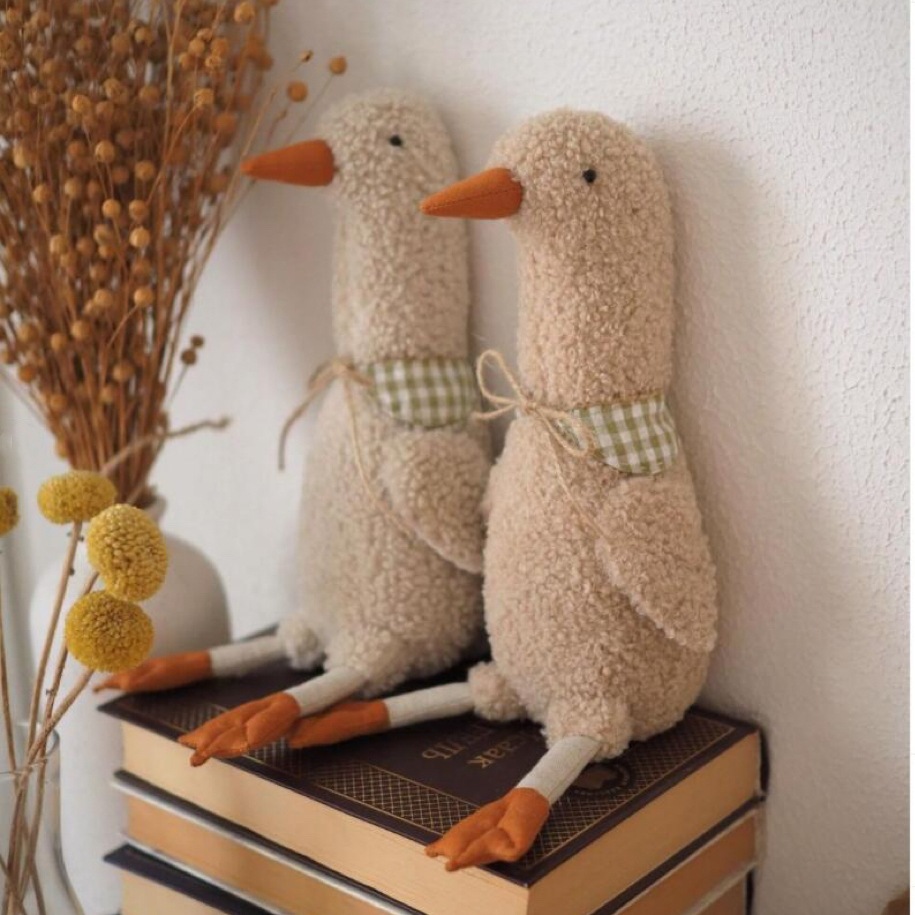 Nordic Ins Style Chicken Plush Toy Comfort Doll Cute Sleeping Toy Zodiac Chicken Baby Gift