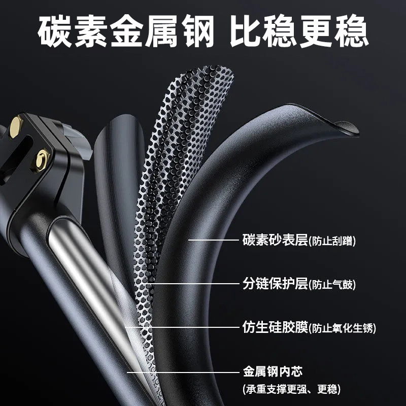 Picture of Factory wholesale photography tripod mobile phone Live fill light 2.1 m bold lamp holder 8809 series tripod