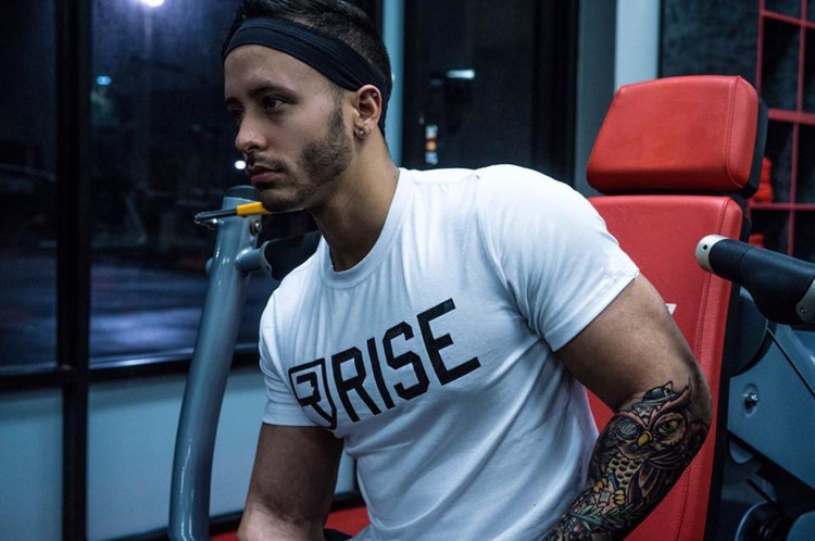 Picture of Muscle Maiba Comprehensive Training Fitness Brother Summer New Elastic Sports Training Clothes Fashionable Casual Cotton Breathable