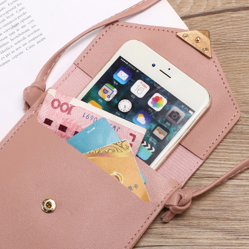 Picture of Put mobile phone bag women's slung neck mobile phone bag 2024 new summer vertical light walking touch screen small bag