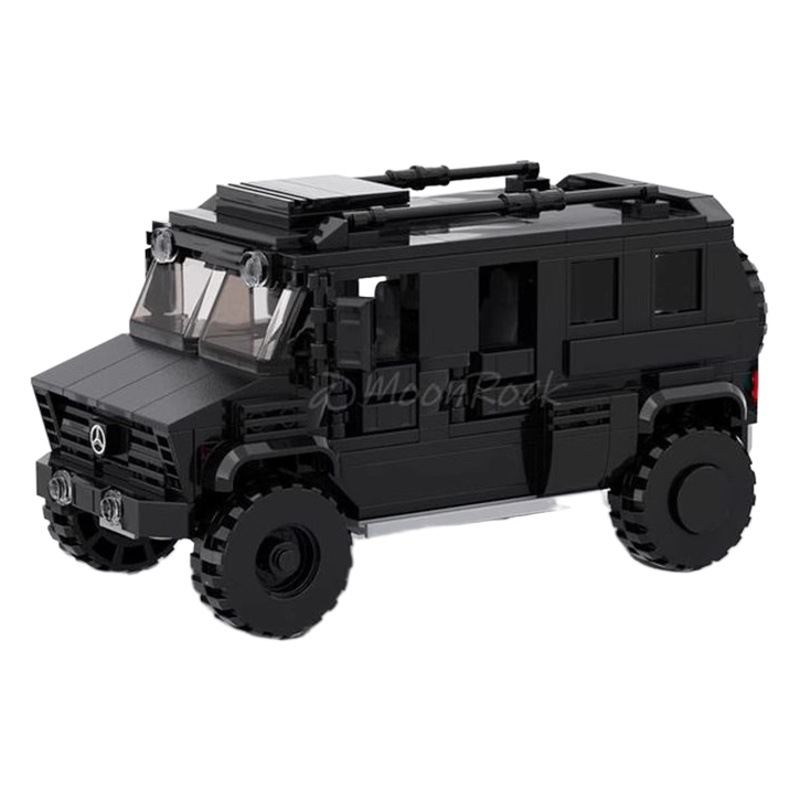 Compatible with Lego MOC building blocks Mercedes-Benz U5000 off-road speed assembled 8-grid car gift