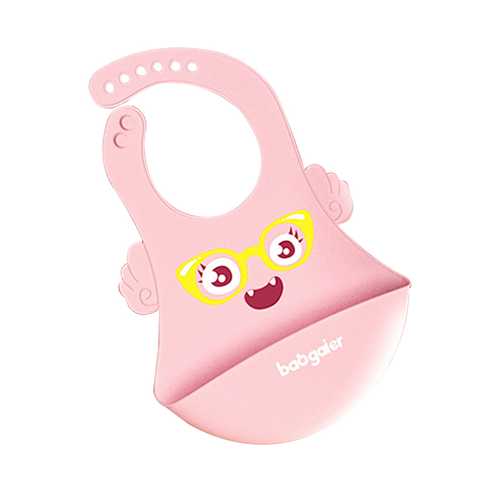 Picture of Baby Dining Bib Stereo Silicone Baby Waterproof Super Soft Food Food Bucket Children Children's Slippery Bucket Wash-Free Cross-Border