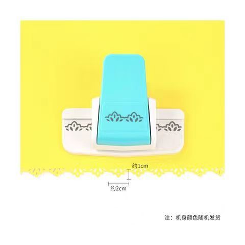 Picture of Embossing device kindergarten children DIY making tool printing machine edge pattern hollow edge beating device toy