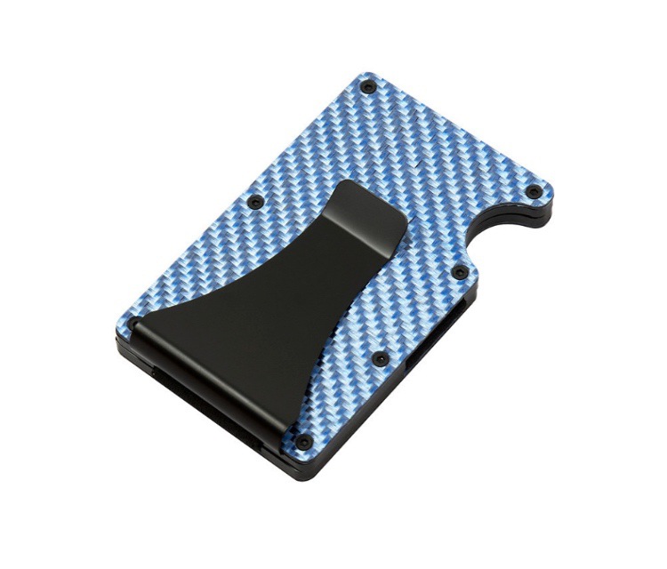 Picture of Carbon Fiber Card Holder Anti-Degaussing Men's Multi-Functional Wallet Card Holder Card Box Anti-Theft Rfid Credit Card Holder