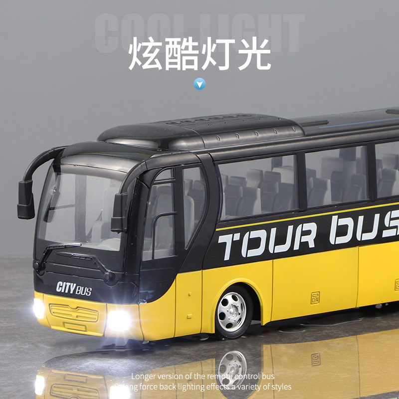 Picture of Large electric remote control car bus wireless light simulation car Children boy toys cross-border wholesale