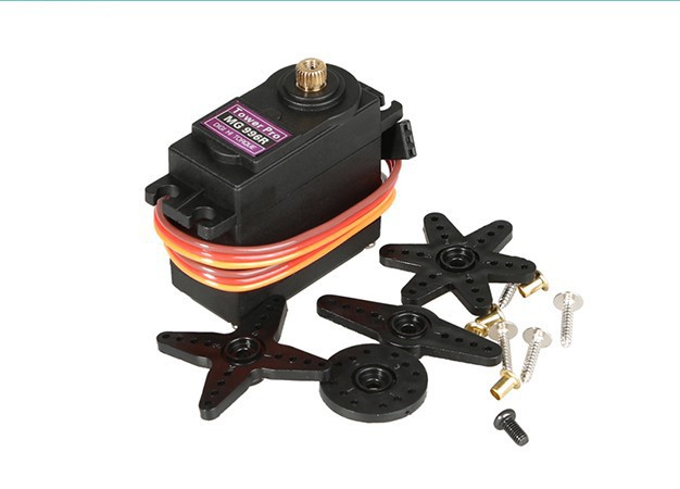 Picture of Hot sale MG996R robot/car/boat/aircraft 10KG full metal gear steering gear servo motor 180 °
