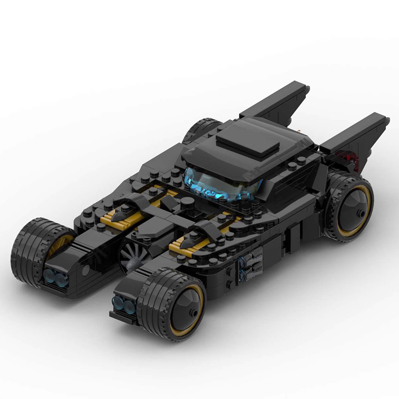 Cross-border MOC Batmobile Moderne Hero Batman Chariot Puzzle Assembled Set Kids Gift Building Blocks