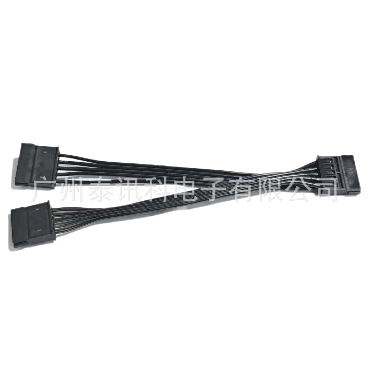 Picture of SATA 1-2 Power Cord Serial Port 15Pin Mother-to-Mother 1-2 Extension Cord Optical Drive Hard Disk Power Supply Cord