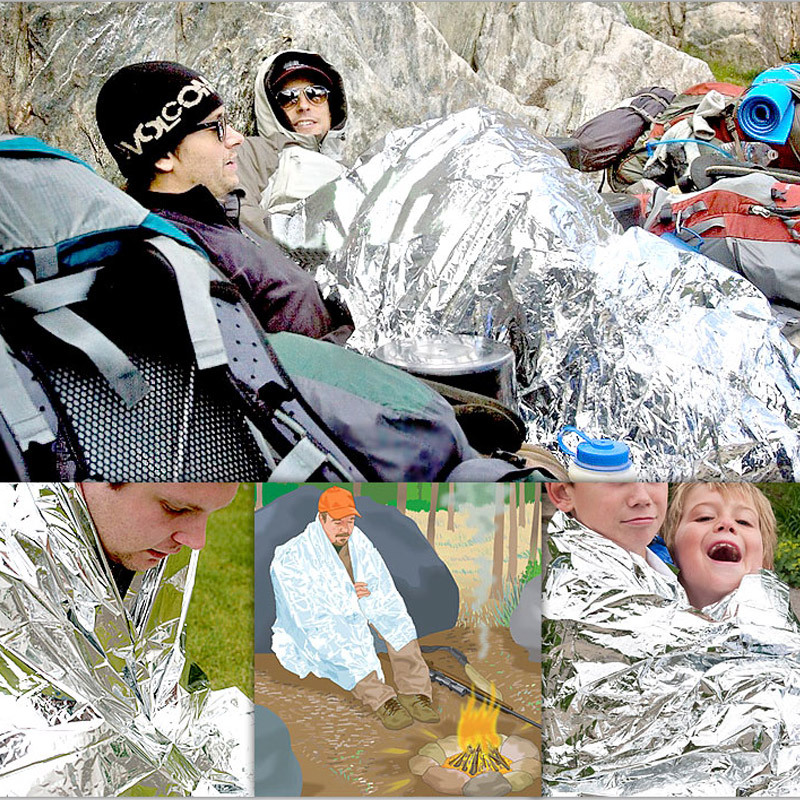 Picture of Outdoor Emergency sleeping bag export South Korea Japanese mountaineering sleeping bag life-saving insulation sleeping bag moisture-proof anti-mosquito