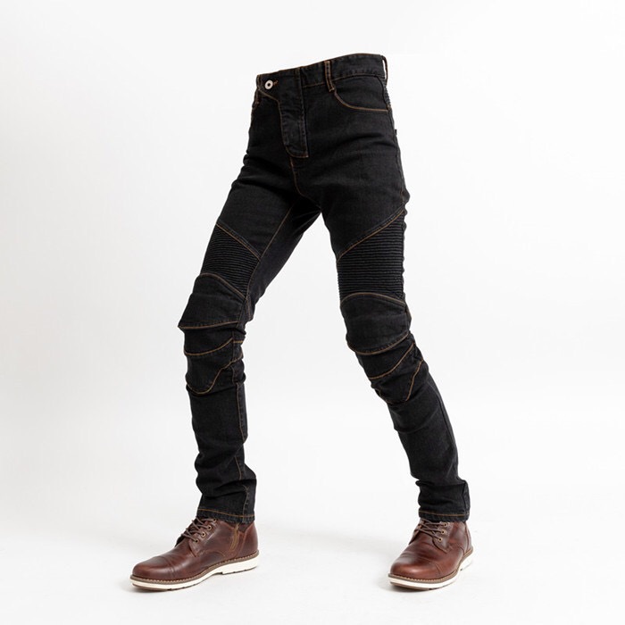 Picture of Motorcycle Spring and Summer New Style Riding Pants with Lid Four Seasons Anti-Shatter Motorcycle Jeans Men's and Women's Slim-Fit Racing Pants Upgrade