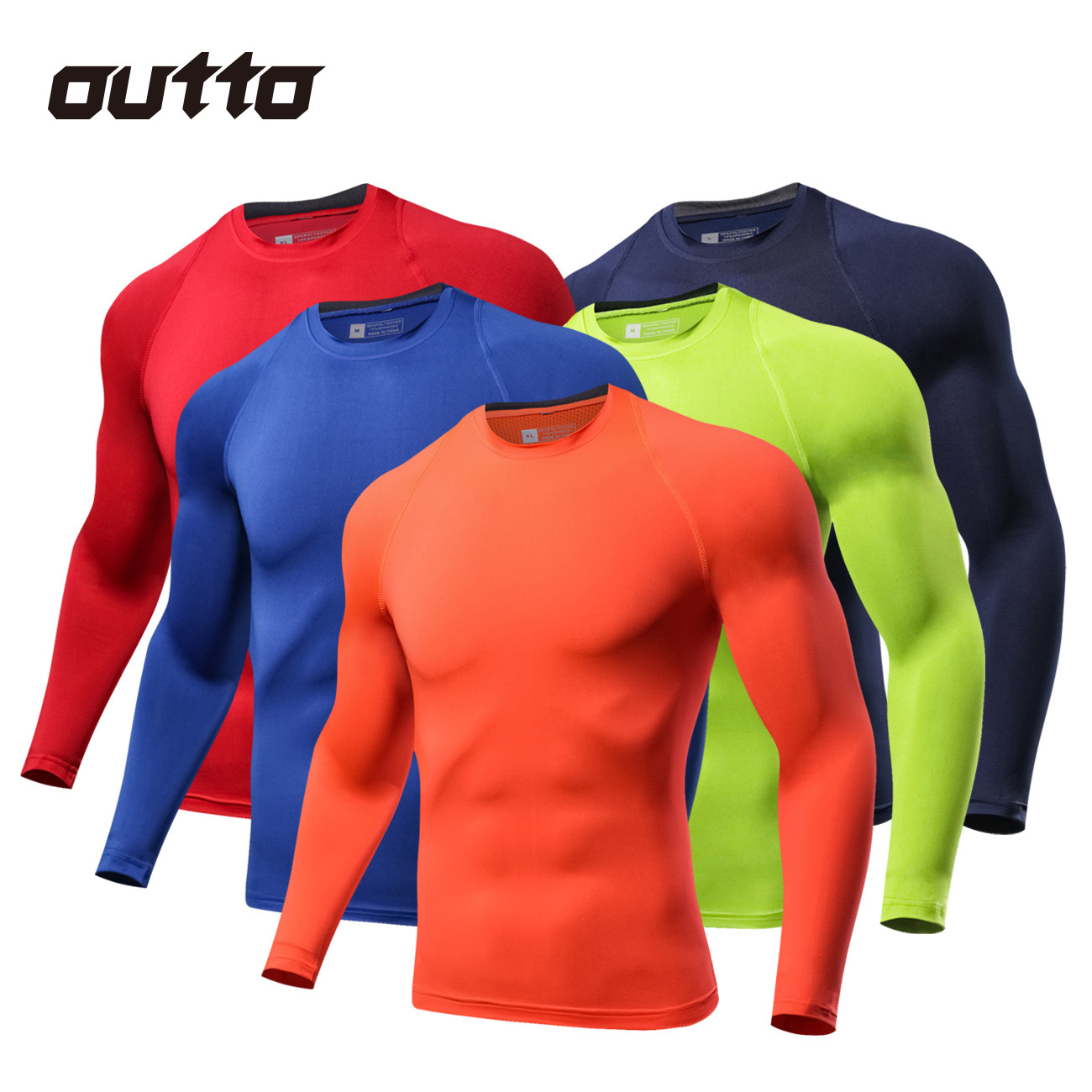 # L112 Cross-border Spring, Summer and Autumn Sweat-wicking Breathable Quick-drying Clothes T-shirt Crewneck Long Sleeve Sports Running Fitness Clothes Men