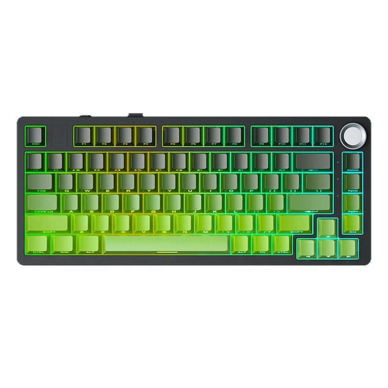 Picture of Three Giant SG75 Mechanical Keyboard RGB Three-Mode Wireless Bluetooth Hot Plug Side Engraving Game Customized Luminous E-Sports