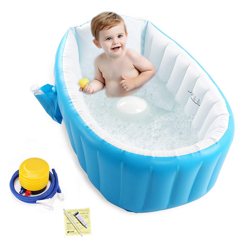 Picture of Exclusive for cross-border baby tub inflatable newborn bath tub inflatable folding Babybath