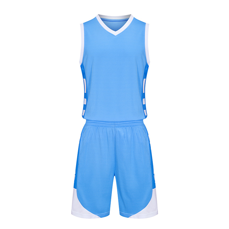 Picture of Summer new dry breathable outdoor sports color matching basketball clothes suit powerful manufacturers wholesale printed logo printing