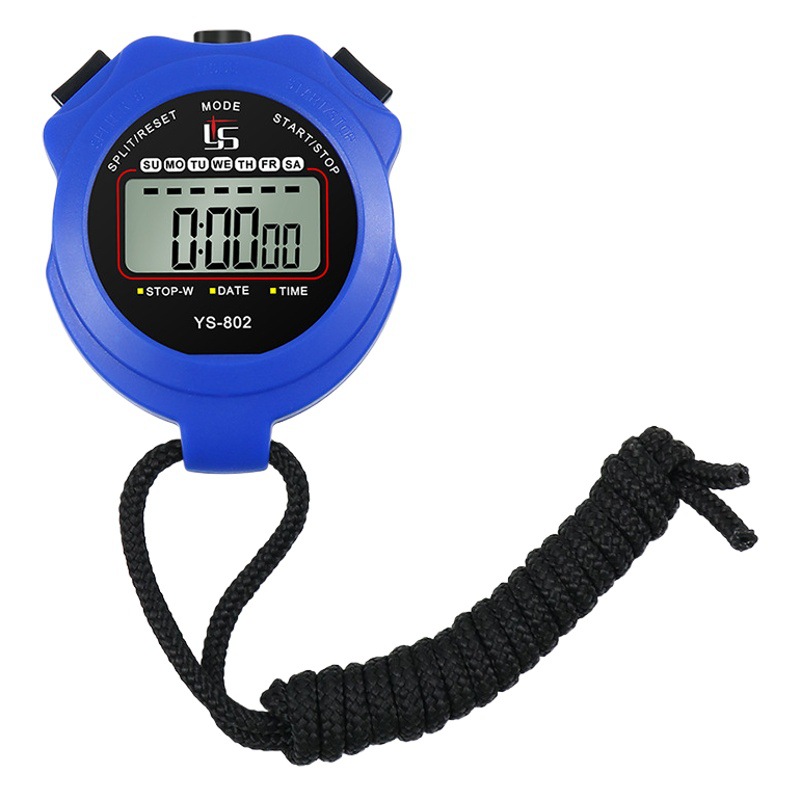 Yisheng Ys-802 Single Digital Stopwatch Timer Competition Track and Field Professional Training Referee Sports Fitness Computer