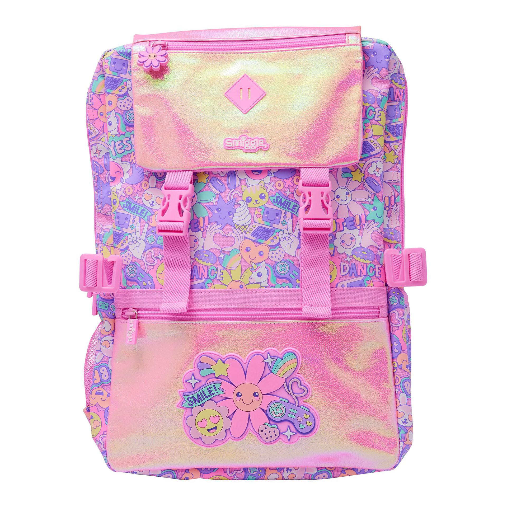 Picture of New Zealand smiggle School Bag Student Large Grade 4-6 Backpack Boys and Girls Children Backpack