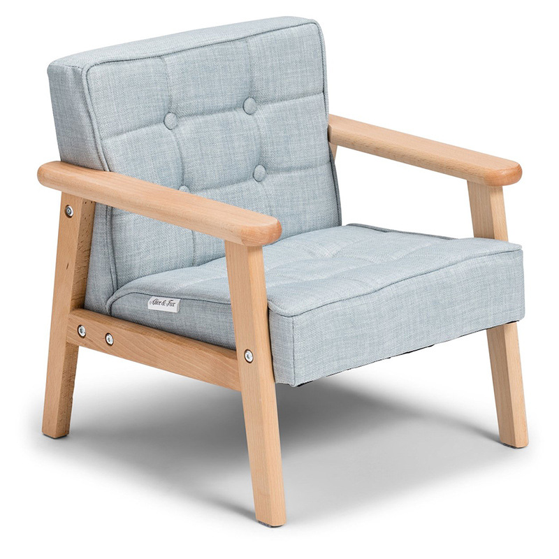 Picture of Children's Room Wooden Infant Garden Cute Reading Corner Photography Small Sofa Baby Stool Training Course Seat Mini