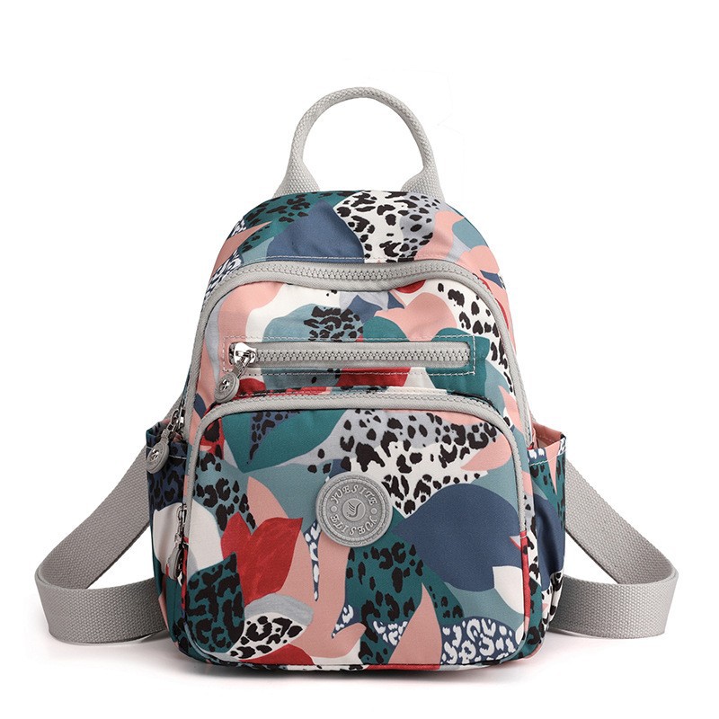 Picture of Trendy Outdoor Travel Women's Backpack Lightweight Student Schoolbag Fashion Water-repellent Nylon Cloth Bag Student Schoolbag