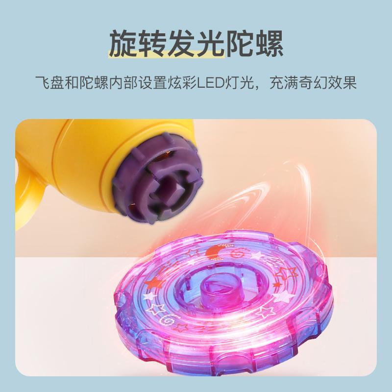 Picture of Cross-border cat toy cat Frisbee gun small flying saucer spinning top ejection Dog Interactive artifact pet toy supplies