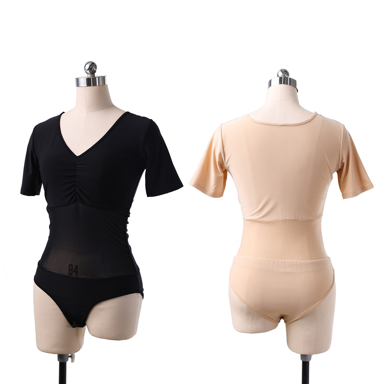 Picture of Semi-permeable yarn one-body top practice pants belly dance clothing belly dance one-body belly dance clothing wholesale