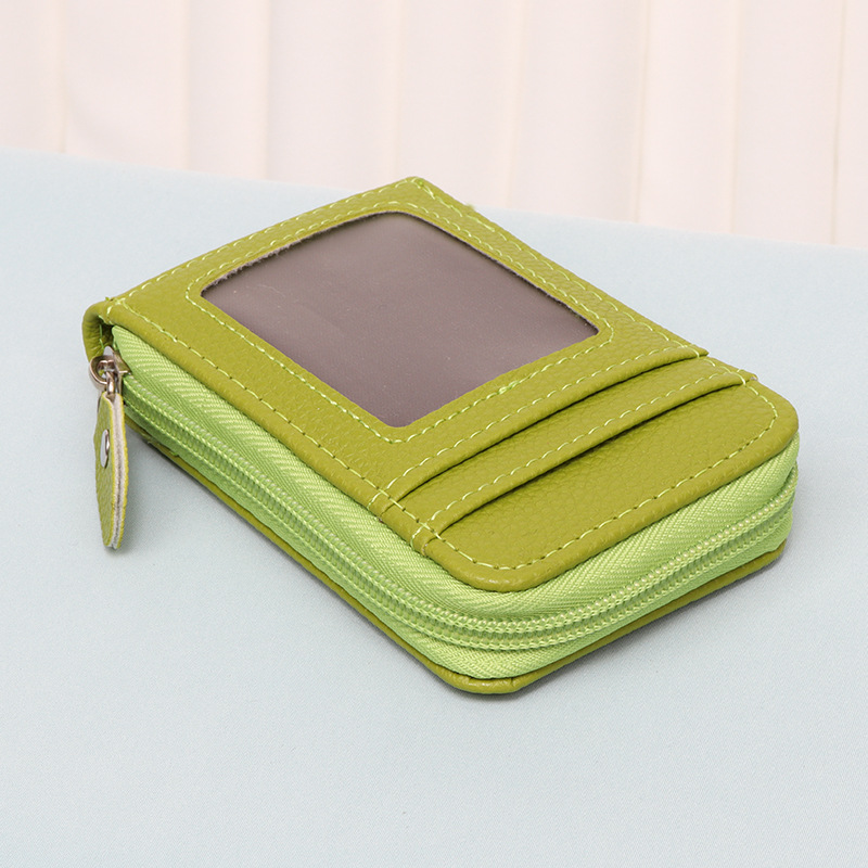 Picture of Cross-border New Arena Card Bag Korean-style Portable Women's Short Bank Card Holder Business Card Holder Vertical Zipper Clutch