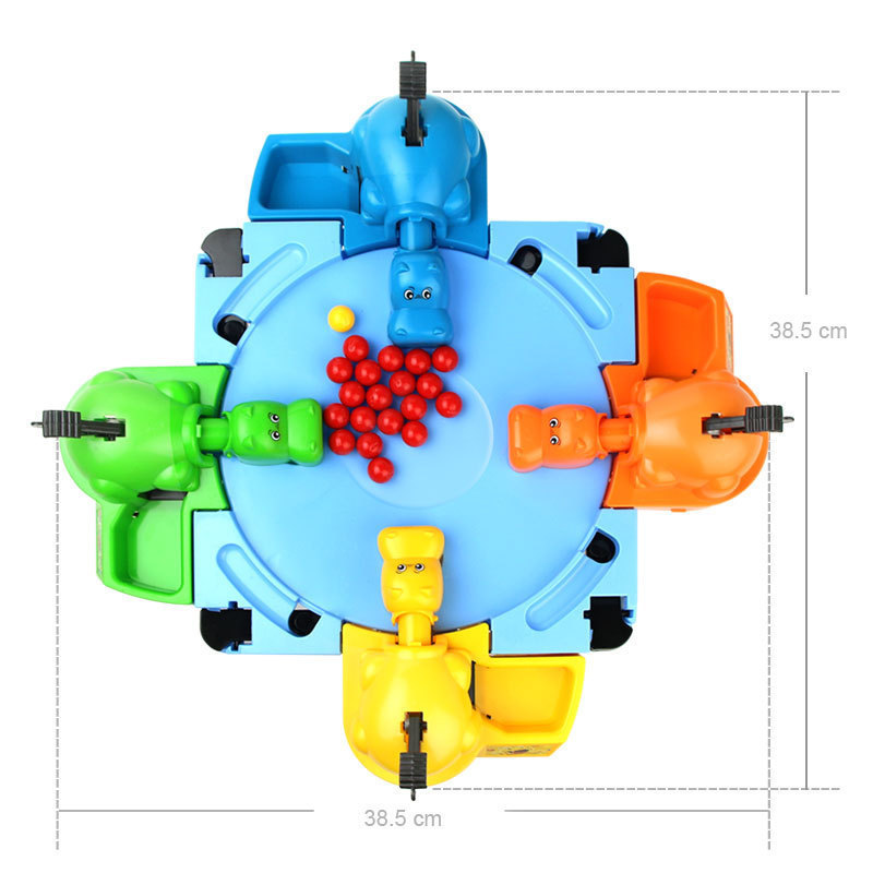 Picture of Cross-border Hippo Swallow Beads Children's Educational Toys Hungry Hippo Interactive Eating Frog Games