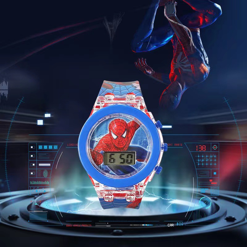 Picture of Foreign trade cross-border children's cartoon watch girl boy cute with light baby toy watch electronic watch wholesale