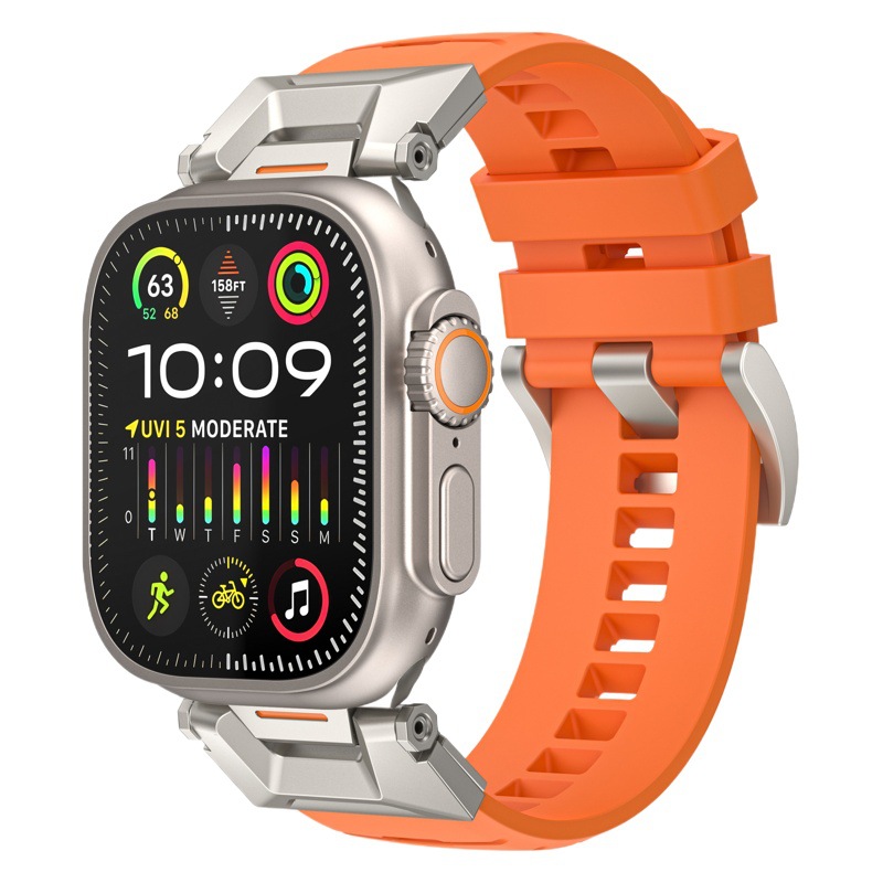 For Apple Watch S10 Strap Functional Fluororubber appleiwatch9876Ultra2 Watch Strap Wholesale
