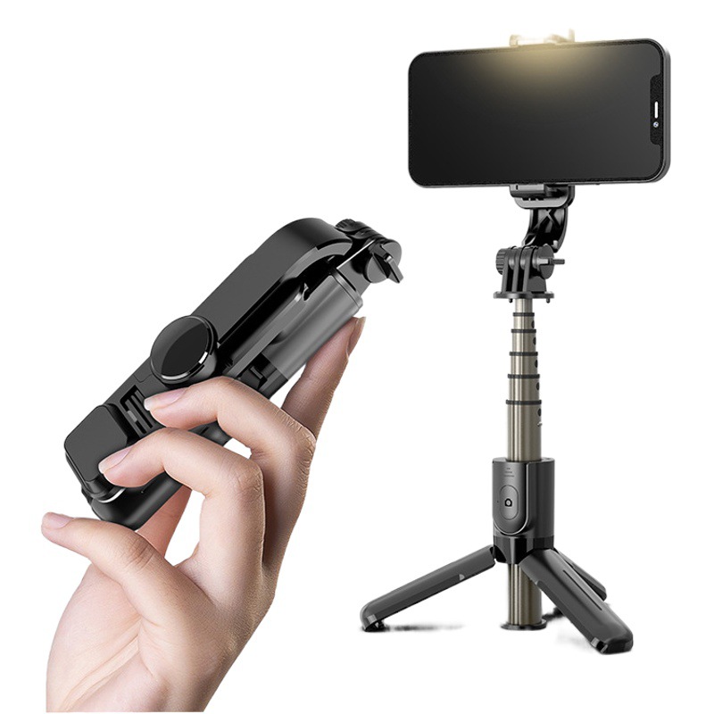 Mini Mobile Phone Selfie Stick Tripod L10S Bluetooth Remote Control Retractable Live Broadcast Photo Bracket Beauty Selfie Device