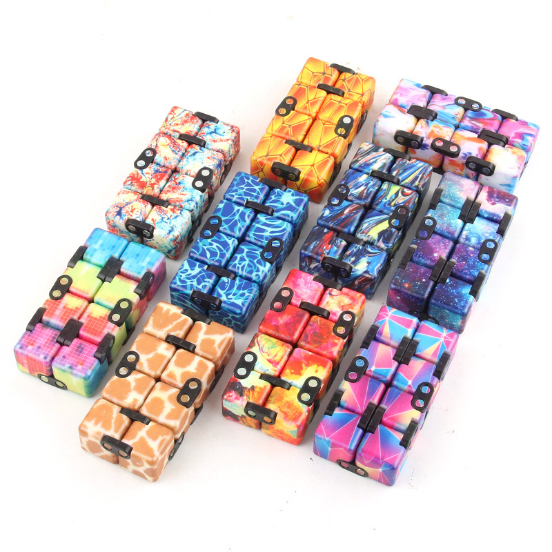 Picture of Source manufacturers infinite Rubik's Cube uv printing infinite folding decompression Rubik's Cube new strange fingertip toy second-order Rubik's Cube