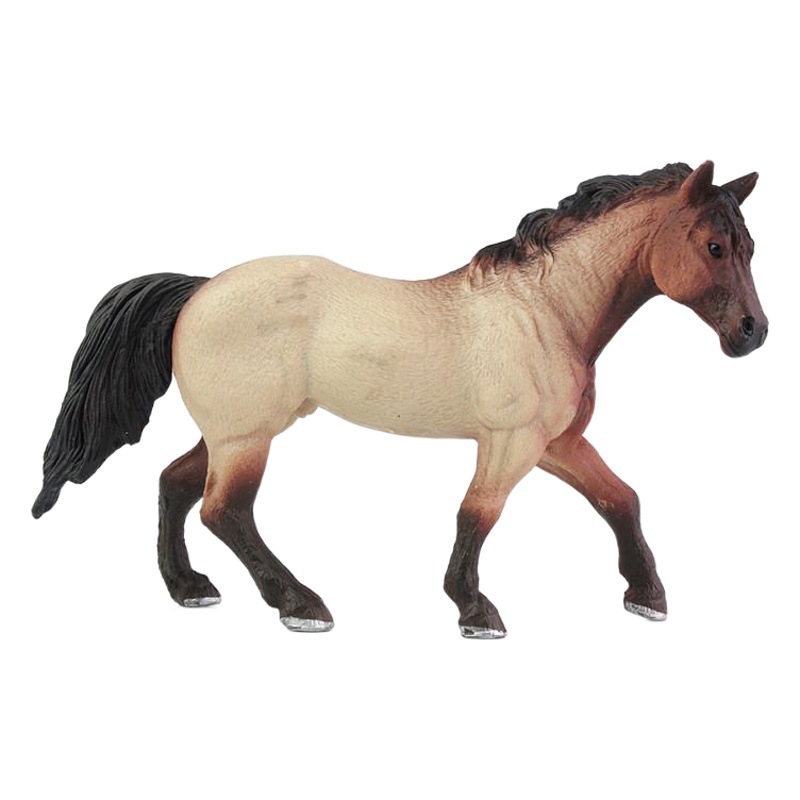 Cross-border simulation horse model solid horse wild horse farm horse simulation animal model children's toy night market stall