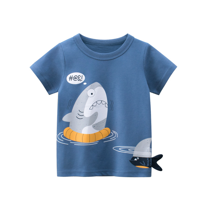 Picture of 27Kids Korean Style Kidsren's Clothing Summer New Product Wholesale 2025 Baby Clothing Kidsren's Short-Sleeved T-Shirt One Piece Consignment