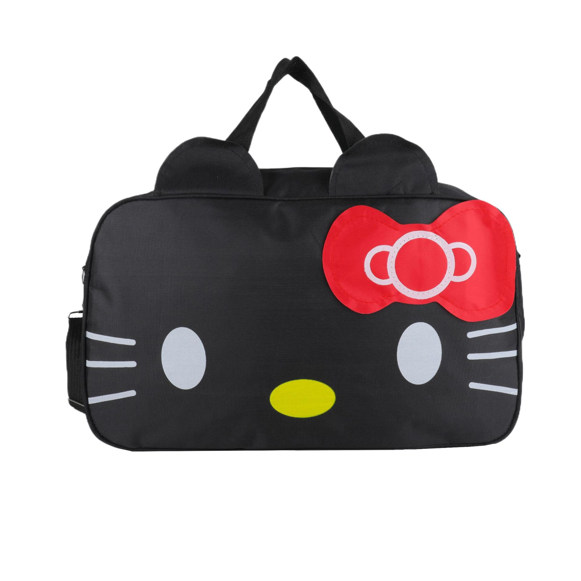 Picture of Wholesale Fashion Cat Large Capacity Student Travel Bag Waterproof Large Capacity Cute Girl KT Duffel Bag Women's Portable