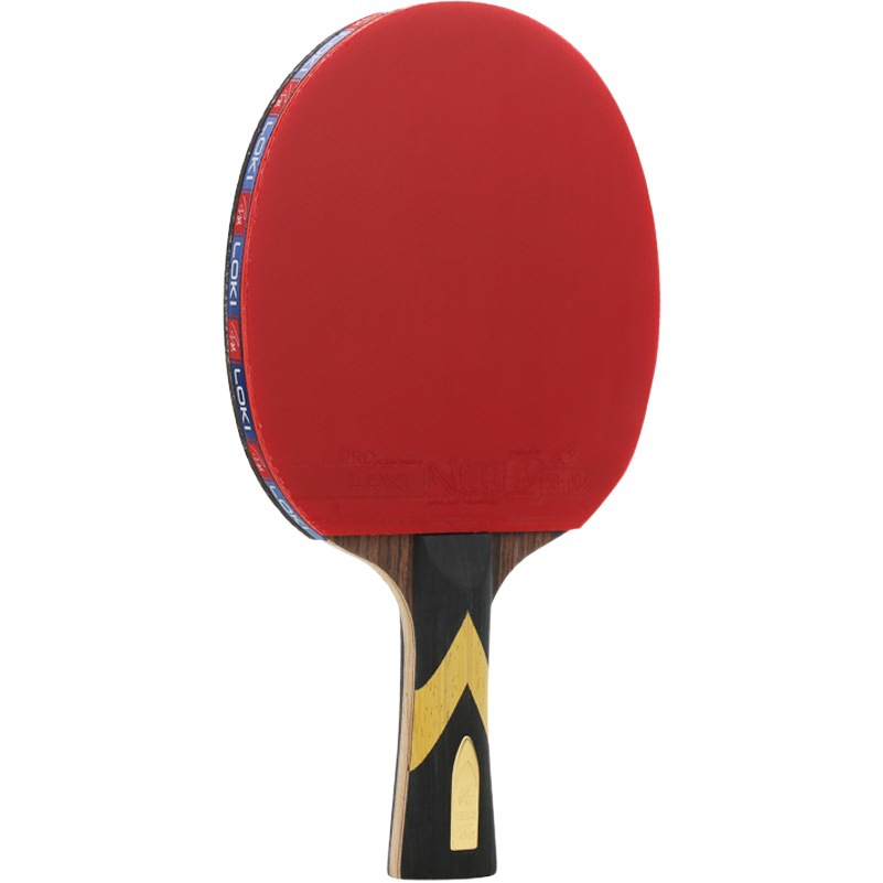 LOKI Raytheon table tennis racket single racket 1 professional competition level horizontal racket straight racket table tennis six-star finished racket