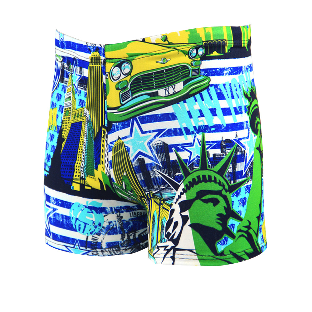 Picture of Miao Miao New Men's Boxer Swimsuit Men's Boxer Comfortable Color Swimming Trunks Swimsuit Swimwear Equipment Men's Swimming