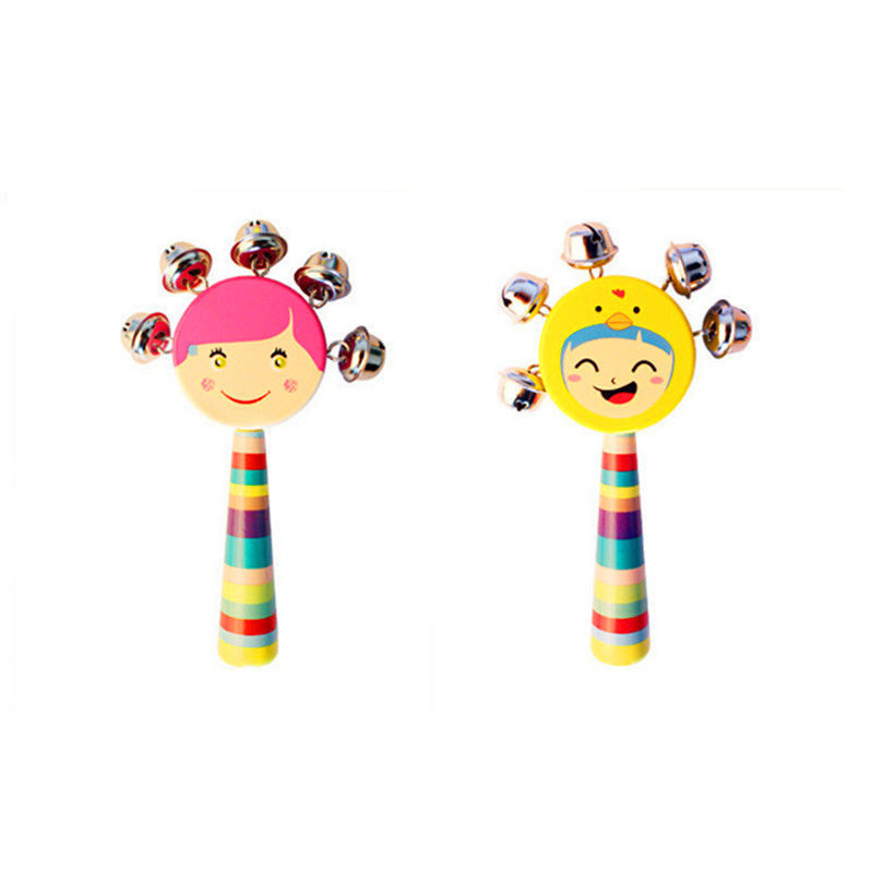 Picture of Newborn baby sand hammer rattle early education puzzle hand bell baby grip training toys 0-6-8-12 months children