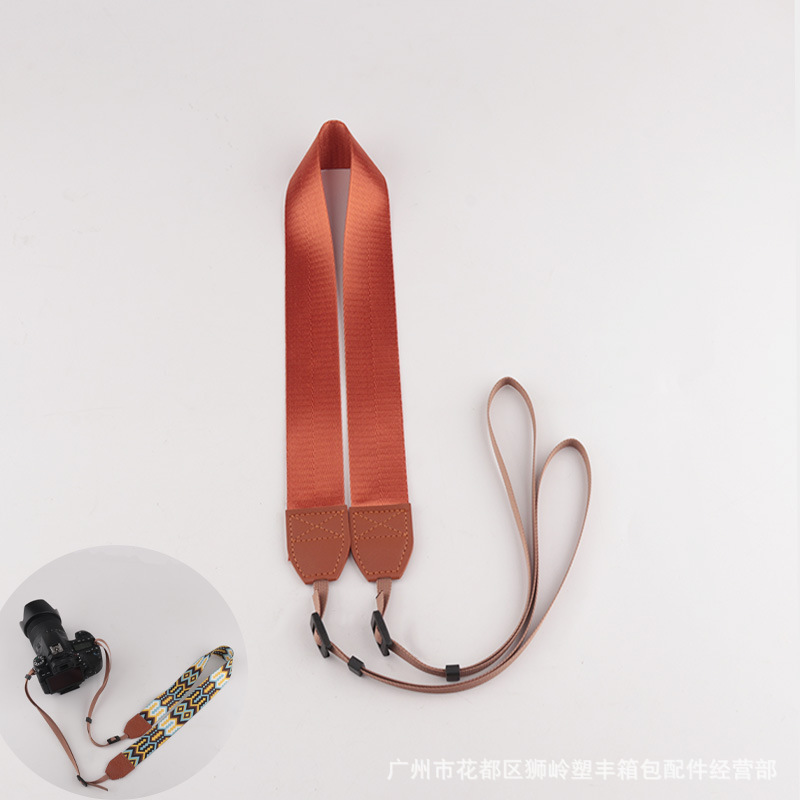 Picture of in stock Camera Shoulder Strap Decompression Camera Strap Hanging Neck Jacquard Camera Strap Various Types Universal Camera Strap