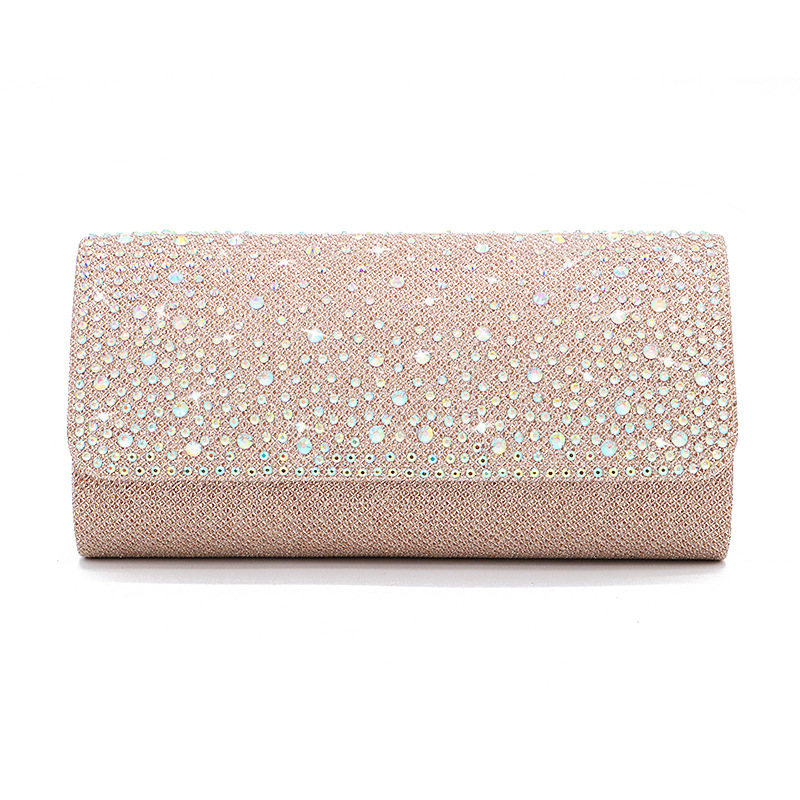 Picture of Henglida Factory Straight Arch Summer European and American Cross-Border Flash Material Hot Diamond Evening Bag Bridal Bag Evening Dress Bag Clutch Bag