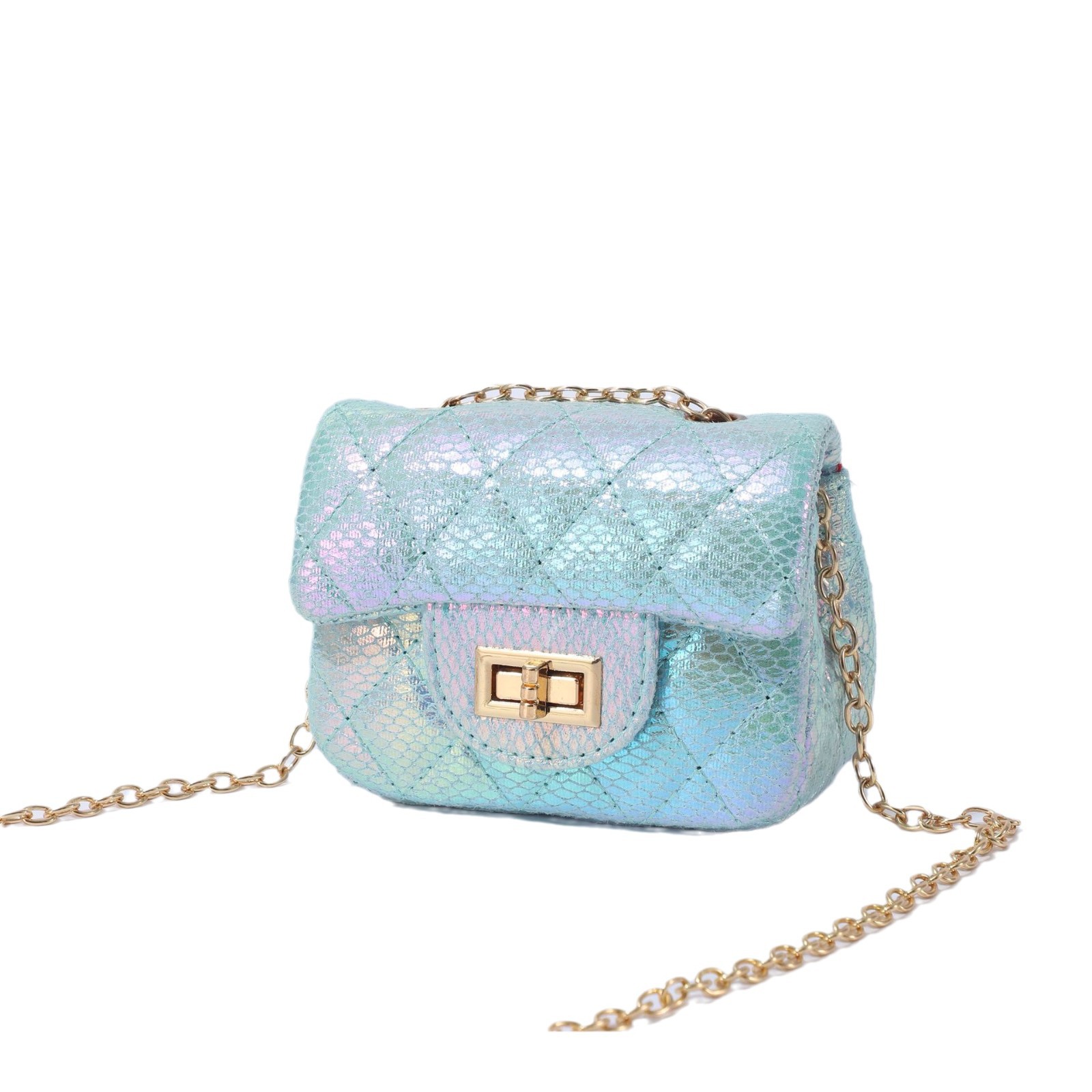 Picture of Princess Chanel Style Chain Bag Baby Pearl Accessories Hand Bag Trendy Children's Cute Bow Girl Shoulder Bag