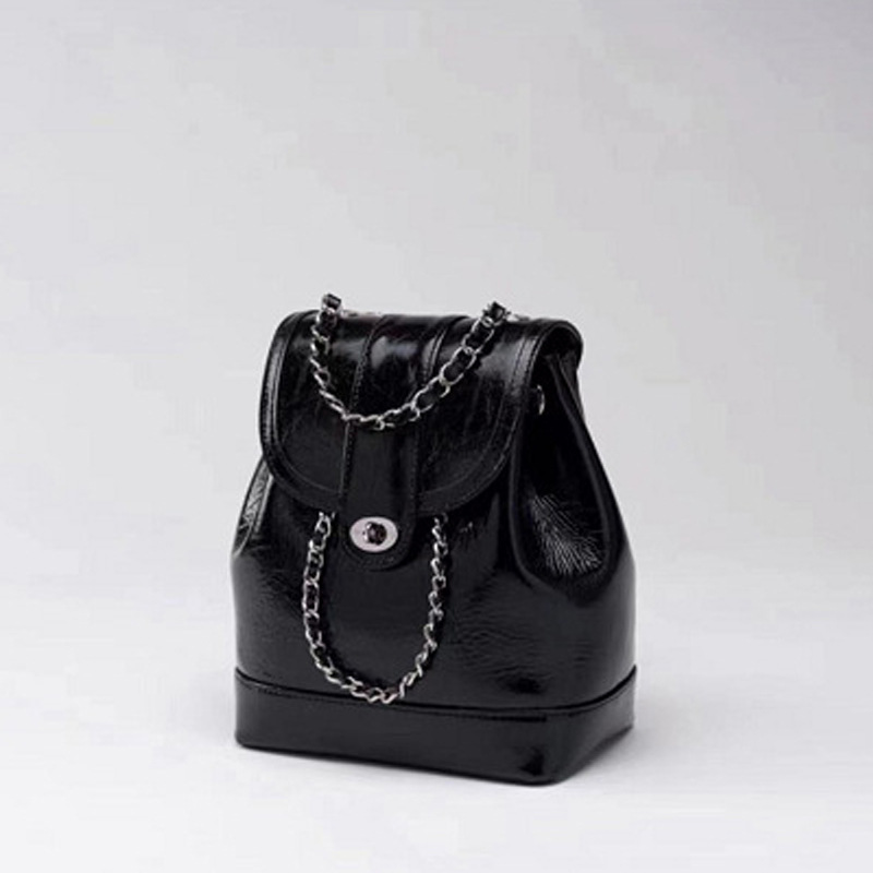 Picture of New Ins Korean Niche Small Fragrance Chain Backpack Student Work Clothing Versatile Backpack 8375 #