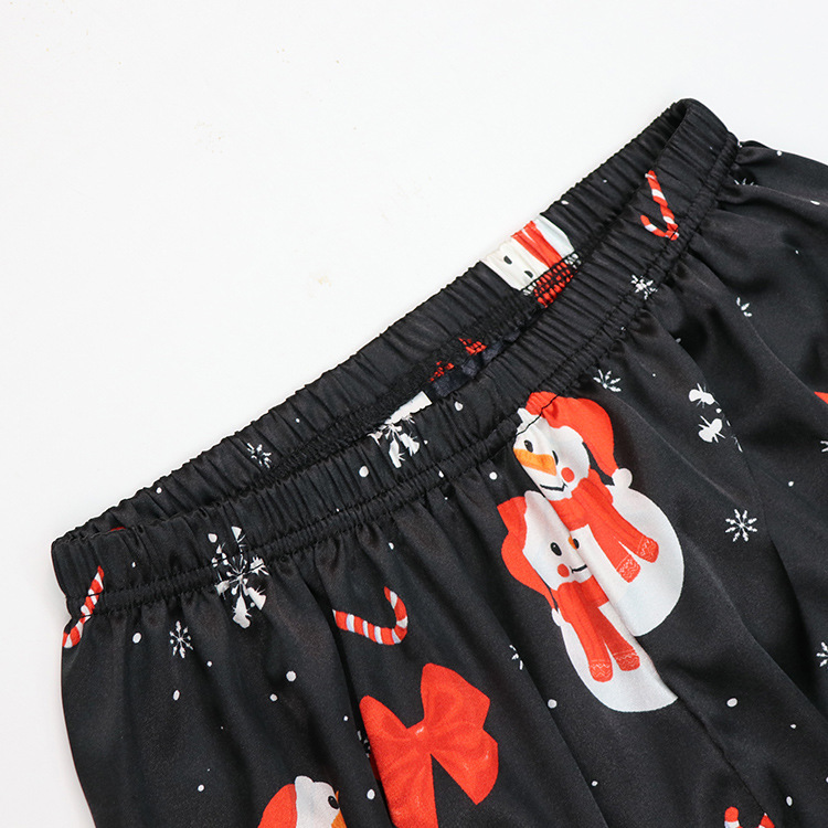 Picture of European and American Christmas Parent Suit Autumn and Winter New Long-sleeved Home Suit Cartoon Cross-border Foreign Trade Big Children's Pajamas