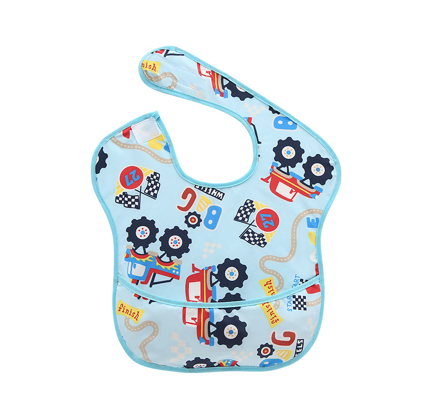 Picture of Spring and summer children's overalls eating anti-dirty artifact baby bib anti-saliva towel baby bib super soft food pocket