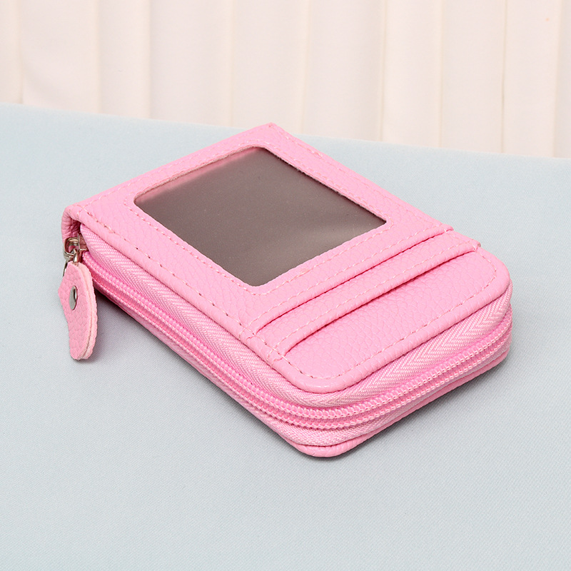 Picture of Cross-border New Arena Card Bag Korean-style Portable Women's Short Bank Card Holder Business Card Holder Vertical Zipper Clutch