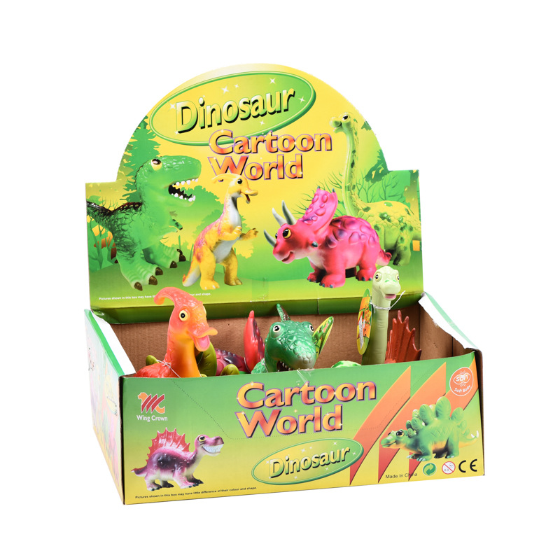 Picture of Cross-border cartoon dinosaur toy simulation dinosaur model Jurassic dinosaur toy model children's educational toys