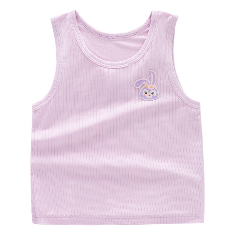 in stock wholesale baby vest summer children a summer top modal boneless baby base clothes