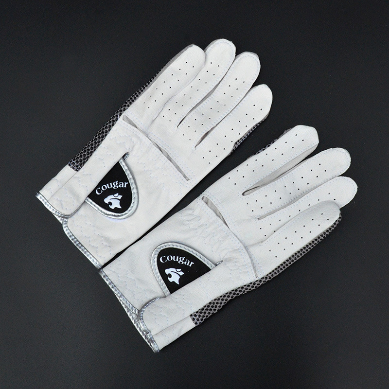Picture of Golf Gloves Men's Lambskin Gloves Single Breathable Non-Slip Granular Gloves Left and Right Hands
